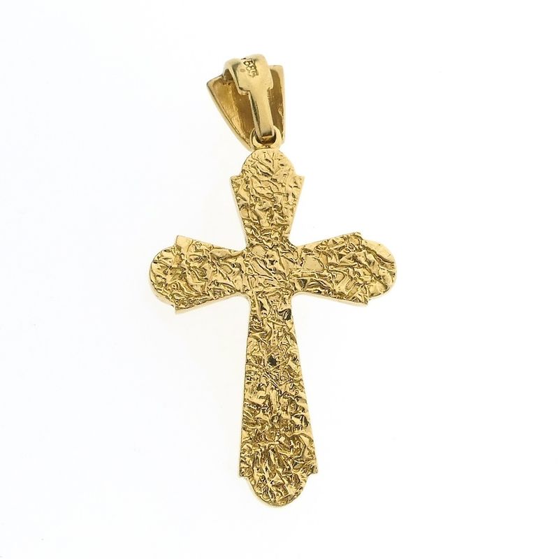 Image 9 of Gold pendant of a cross with corpus