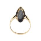 Image 5 of Gold ring with hematite stone | Vintage