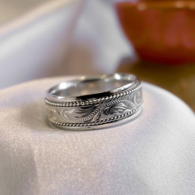 Novell white gold men's ring Image 2 of Novell white gold men's ring