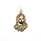 Image 1 of Gold pendant with enamel | Christ
