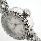 Image 12 of Omega vintage dress watch; 18k white gold women's watch with diamonds