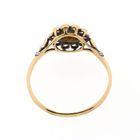 Image 5 of Bicolor Gold Ring with Cultured Pearl and Diamond; approx. 0.10 ct.