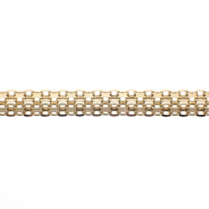 Image 3 of Vintage gold fantasy link bracelet