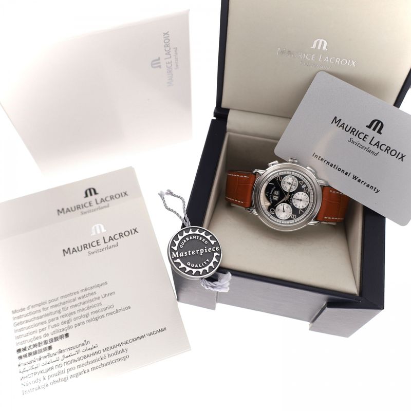 Afbeelding 2 van Maurice Lacroix Masterpiece 'Flyback Annuaire' MP6098; Automatisch Heren Horloge