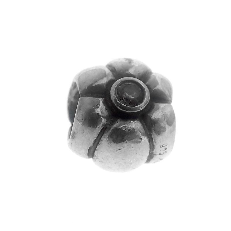 Image 1 of Pandora charm; Silver; Flower