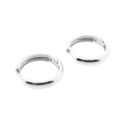 Image 7 of Silver earrings | Ø 22 mm