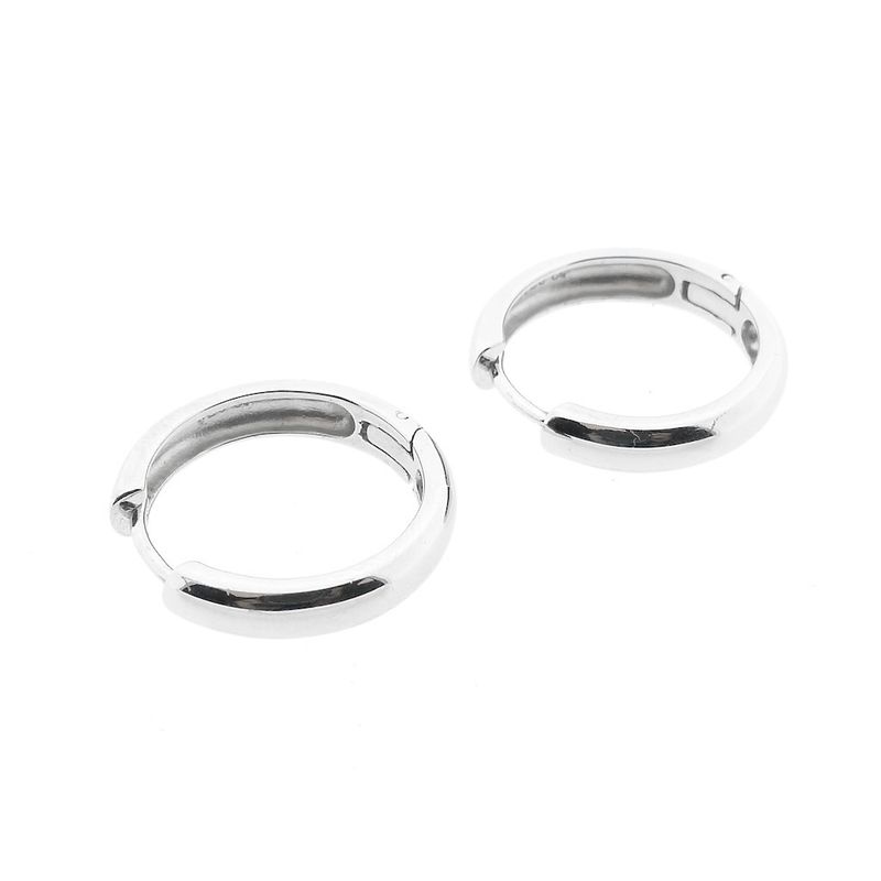 Image 7 of Silver earrings | Ø 22 mm