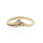 Image 7 of Golden fantasy ring with diamonds | 0.02 ct.