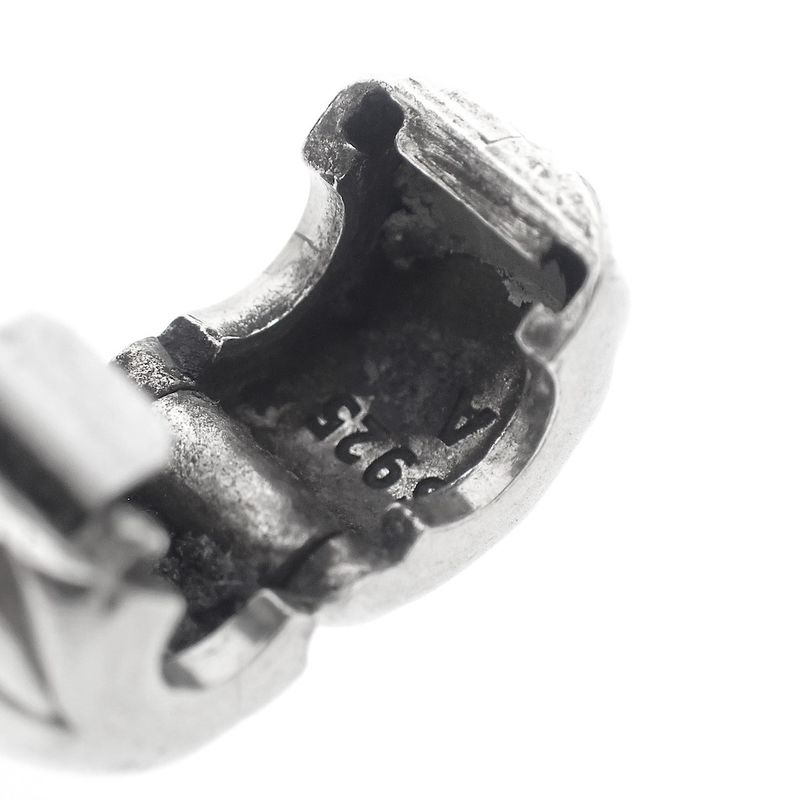 Image 7 of Pandora clip charm; Silver; Polished Feathered