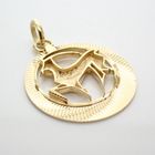 Image 2 of Gold Capricorn pendant