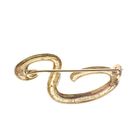 Image 7 of 18 carat gold letter brooch; S | With zirconia