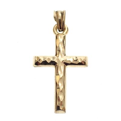 Image 1 of Gold pendant with a subtle cross