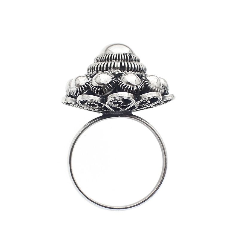 Image 4 of Silver ring with Zeeland button