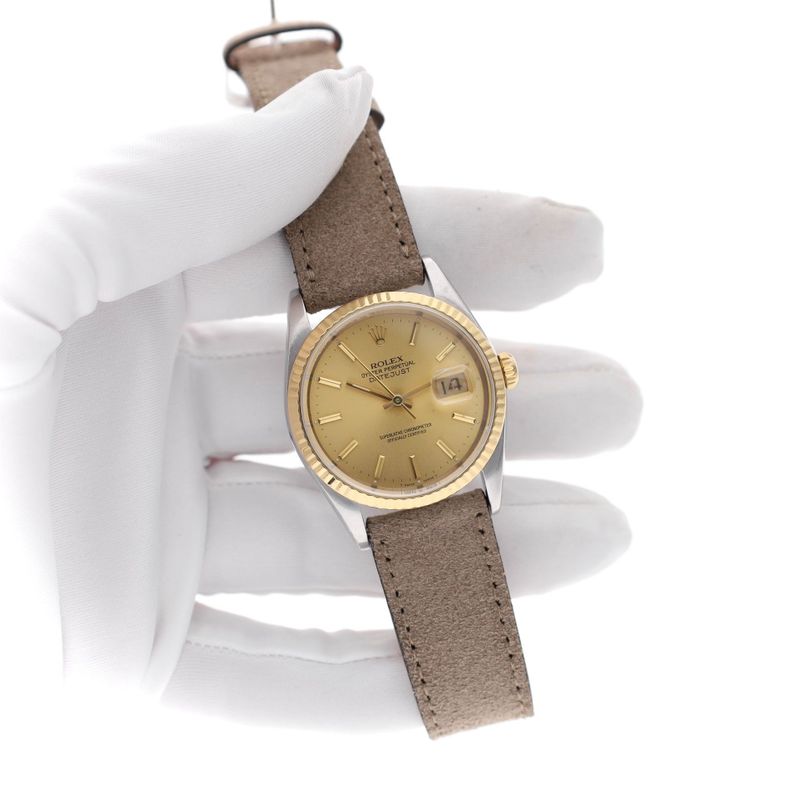Image 9 of Rolex Datejust 36mm 16233; Automatic Watch in 18k Gold/Stainless Steel