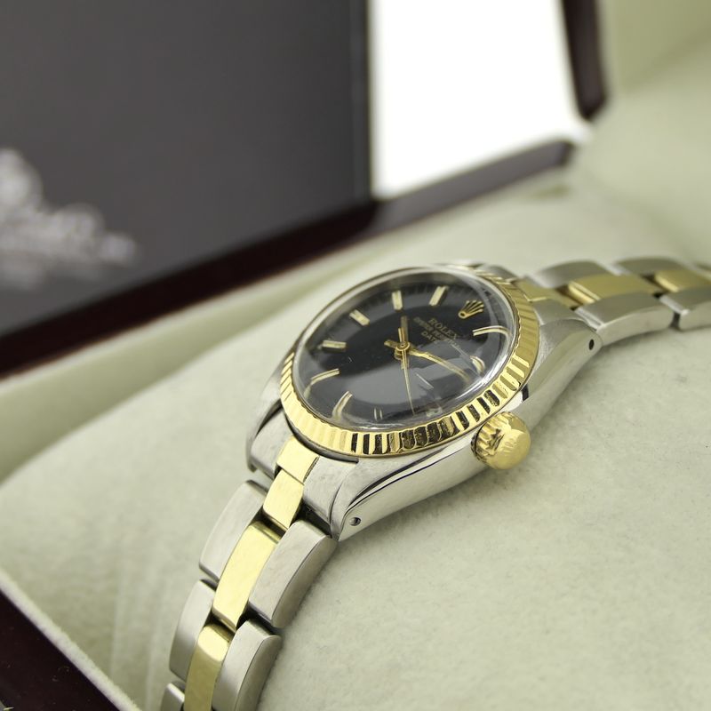 Image 8 of Rolex Datejust 26mm 6917; 18k gold/steel women's watch