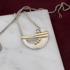 Image 2 of Silver Necklace with Fixed Pendant