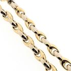 Image 3 of Bicolor Gold Link Necklace