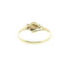 Image 4 of Gold Ring with Cultured Pearl & Zirconia