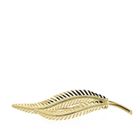 Image 6 of Vintage gold feather brooch