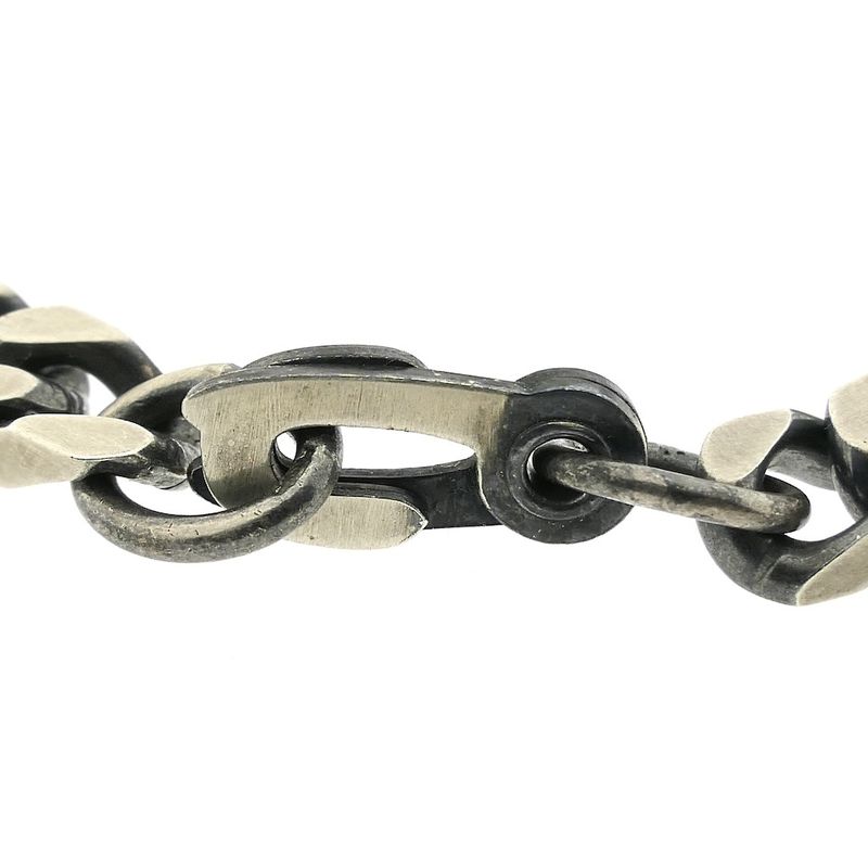 Image 3 of Silver gourmet link bracelet