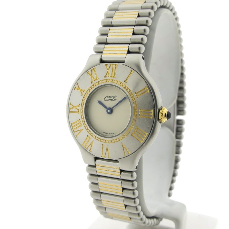 Image 2 of Cartier Must 21; Gold/steel women's watch
