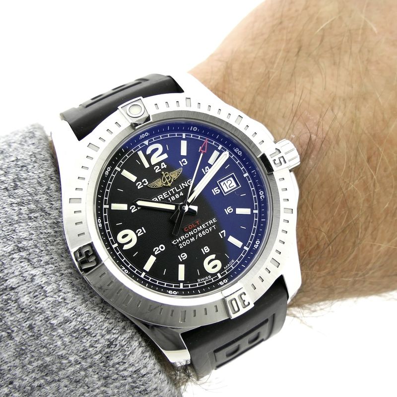 Image 19 of Breitling Colt 44mm A74388; SuperQuartz men's watch