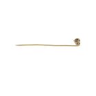 Image 6 of Gold lapel pin, tie pin with rose-cut diamond | Approx. 0.10 ct.