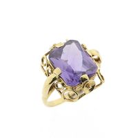 Vintage gold ring with spinel | Vintage