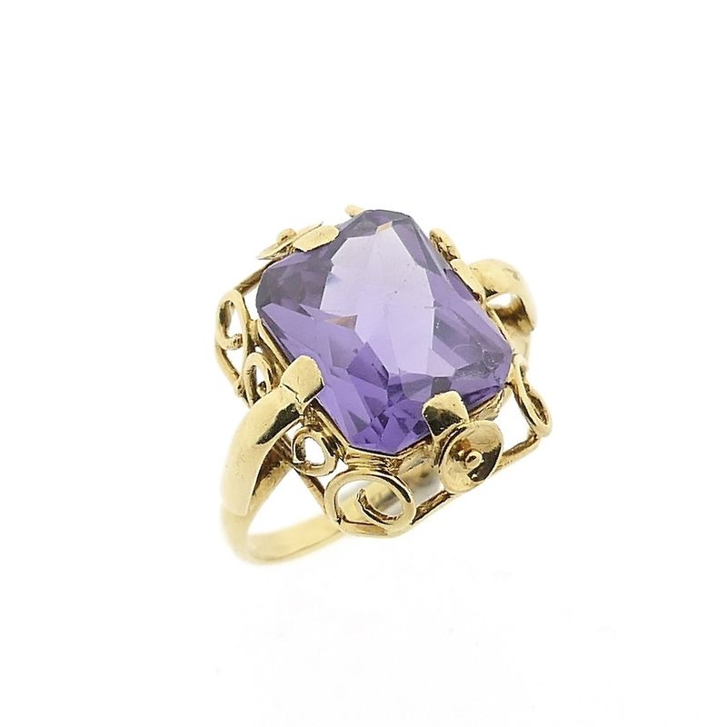 Image 1 of Vintage gold ring with spinel | Vintage