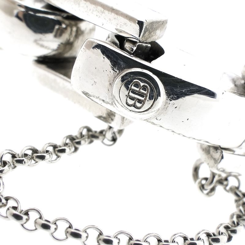 Image 3 of Silver Buddha to Buddha bracelet; Batul | 19 cm