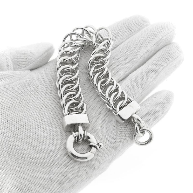Image 9 of Silver link bracelet