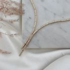 Image 8 of Gold necklace with zirconia | 42 cm