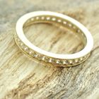 Image 2 of Gold alliance ring with zirconia