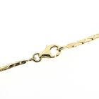 Image 4 of Gold cobra link necklace with fixed pendant | 46 cm