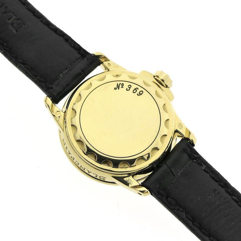 Image 15 of Blancpain Leman Ladies; 18k gold ladies watch