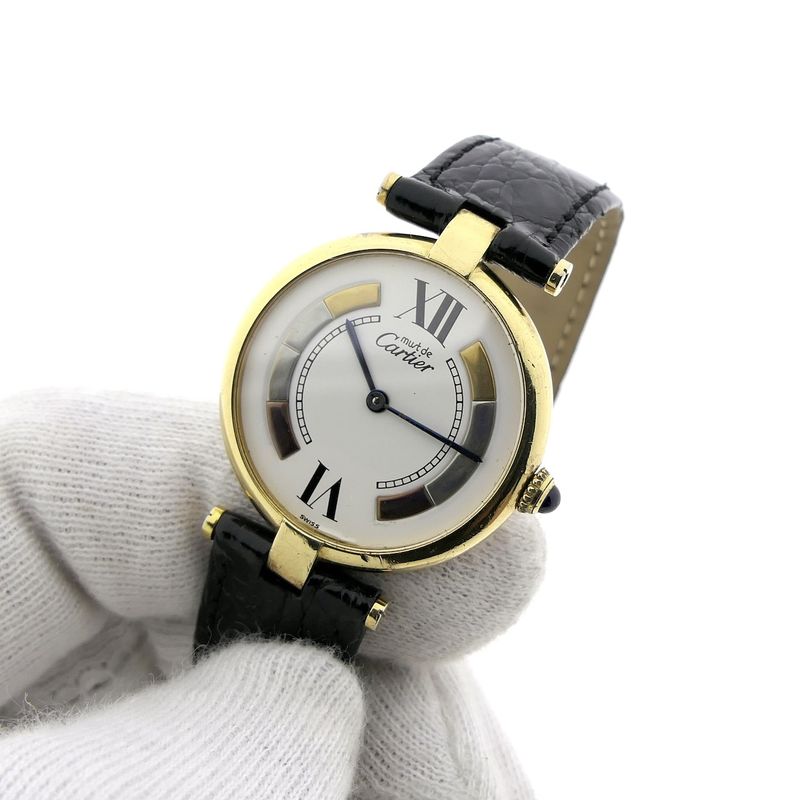 Image 6 of Cartier Vermeil Must Trinity; Ladies watch