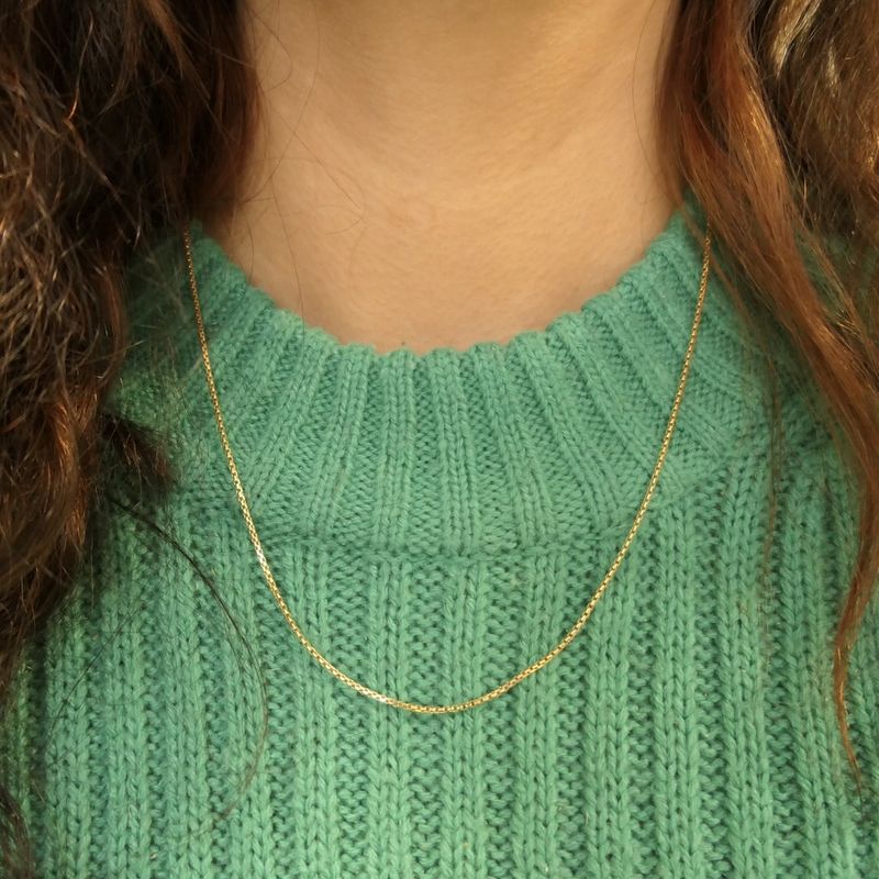 Image 8 of Golden fantasy link chain | 50.5 cm