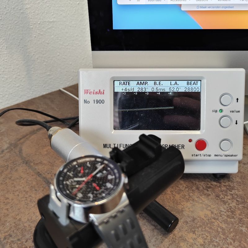 Image 17 of Mido All Dial; Chronograph men's watch with carbon dial