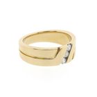 Image 7 of Gold ring with diamonds 0.15 ct.