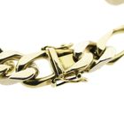 Image 6 of Two-tone gold gourmet link bracelet | 18.5 cm