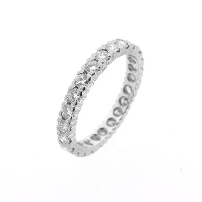 Image 1 of White gold Constant alliance ring with diamond | 1.2 ct.