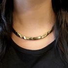 Image 10 of Solid gold women's necklace with bars