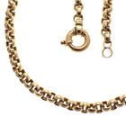 Image 3 of Gold jasseron link necklace | 43 cm