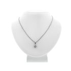 Image 7 of White gold Venetian necklace with pendant | 0.23 ct. diamond | 40 cm