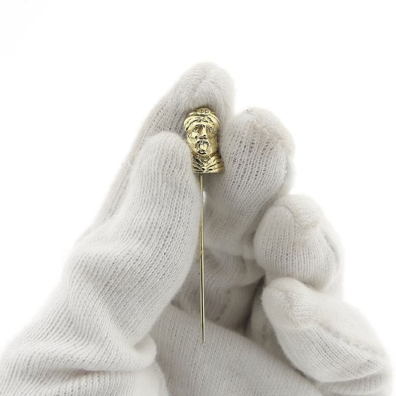Image 5 of Gold lapel pin, tie pin of an Arab