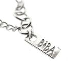Image 4 of Silver playful anchor link necklace; BIBA | 43-46 cm