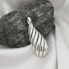 Image 2 of Silver pendant with a convex design