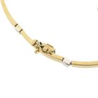 Image 6 of Two-tone gold bar link bracelet | 18.5 cm