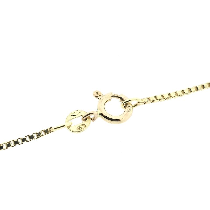 Image 3 of Golden Venetian link chain | 63 cm
