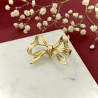 Image 2 of Gold brooch; Bow